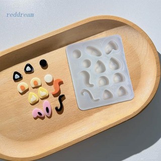 Khuôn silicone làm móc khóa hình đuôi cát chảy diy