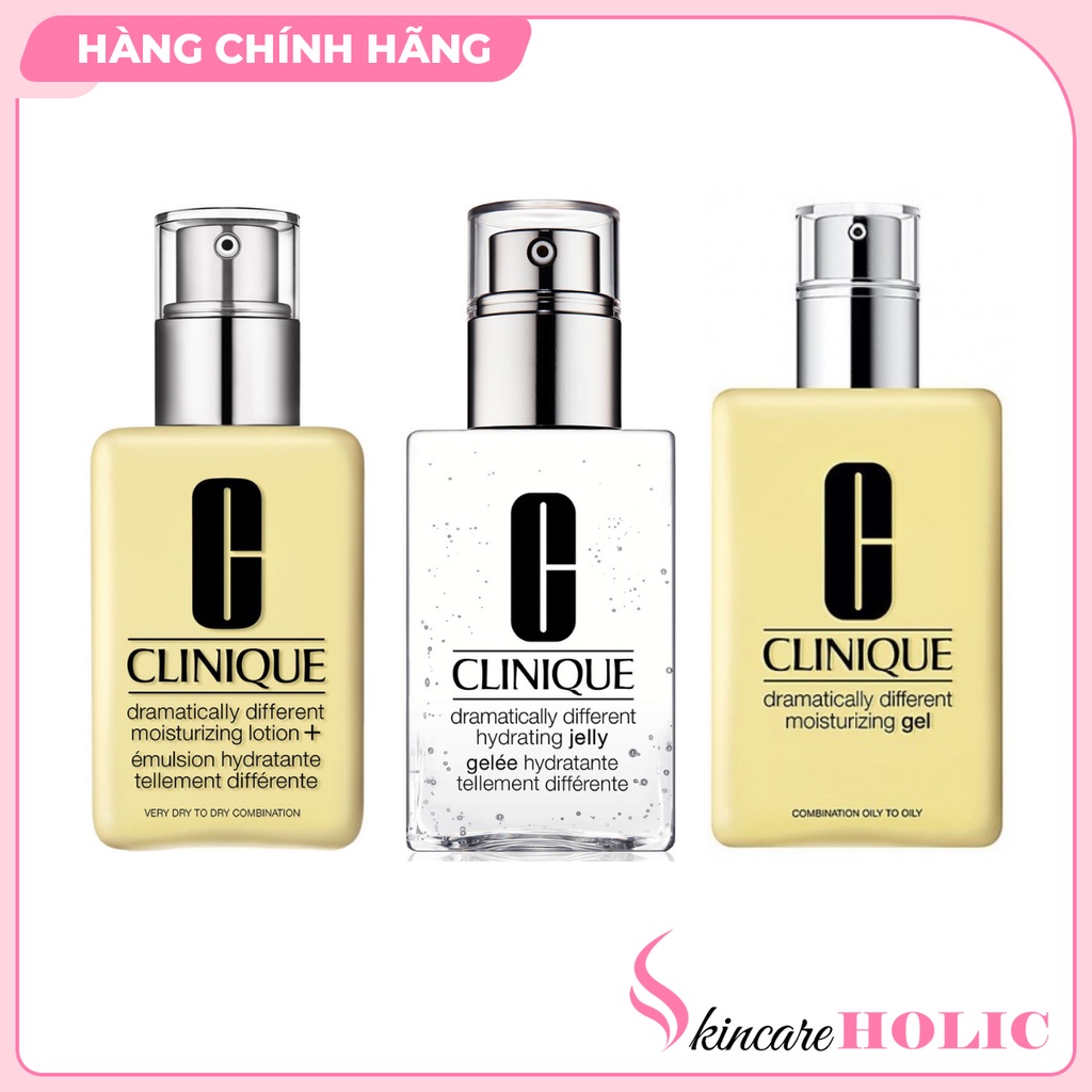 Kem và Gel dưỡng ẩm Clinique Dramatically Different Moisturizing Gel Lotion+ Jelly