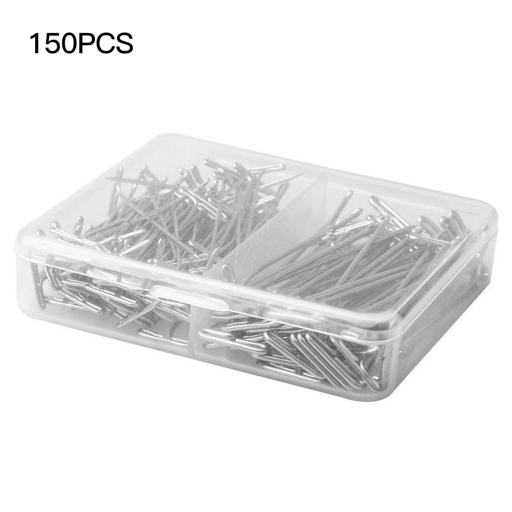 Set 150 Kẹp Tóc Giả Chữ T Bằng Thép Không Gỉ