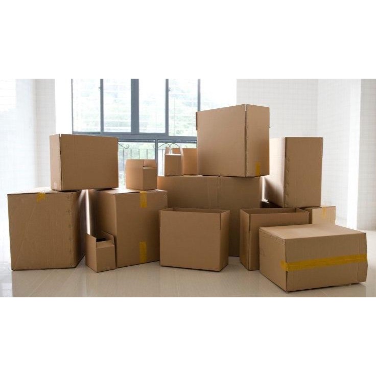 Hộp Carton, Thùng Carton Hupuna 40x20x20, 3 Lớp, Thùng Carton Chuyển Nhà, Giá Rẻ.