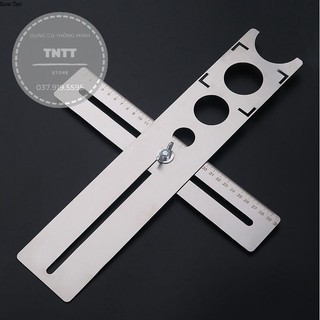 Thước định vị khoét lỗ đa năng 40cm - khoét lỗ gạch men chính xác