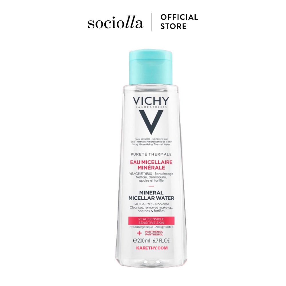 Nước Tẩy Trang Dành Cho Da Nhạy Cảm VICHY Pureté Thermale Mineral Micellar Water Sensitive Skin