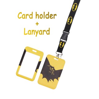 Dây đeo cổ gắn thẻ id / điện thoại chống rơi hình batman