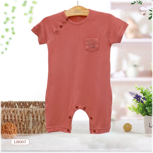 Body cộc tay cài lệch vải sợi tre Petit Luxry siêu mát, mềm mịn bé sơ sinh đến 18 tháng