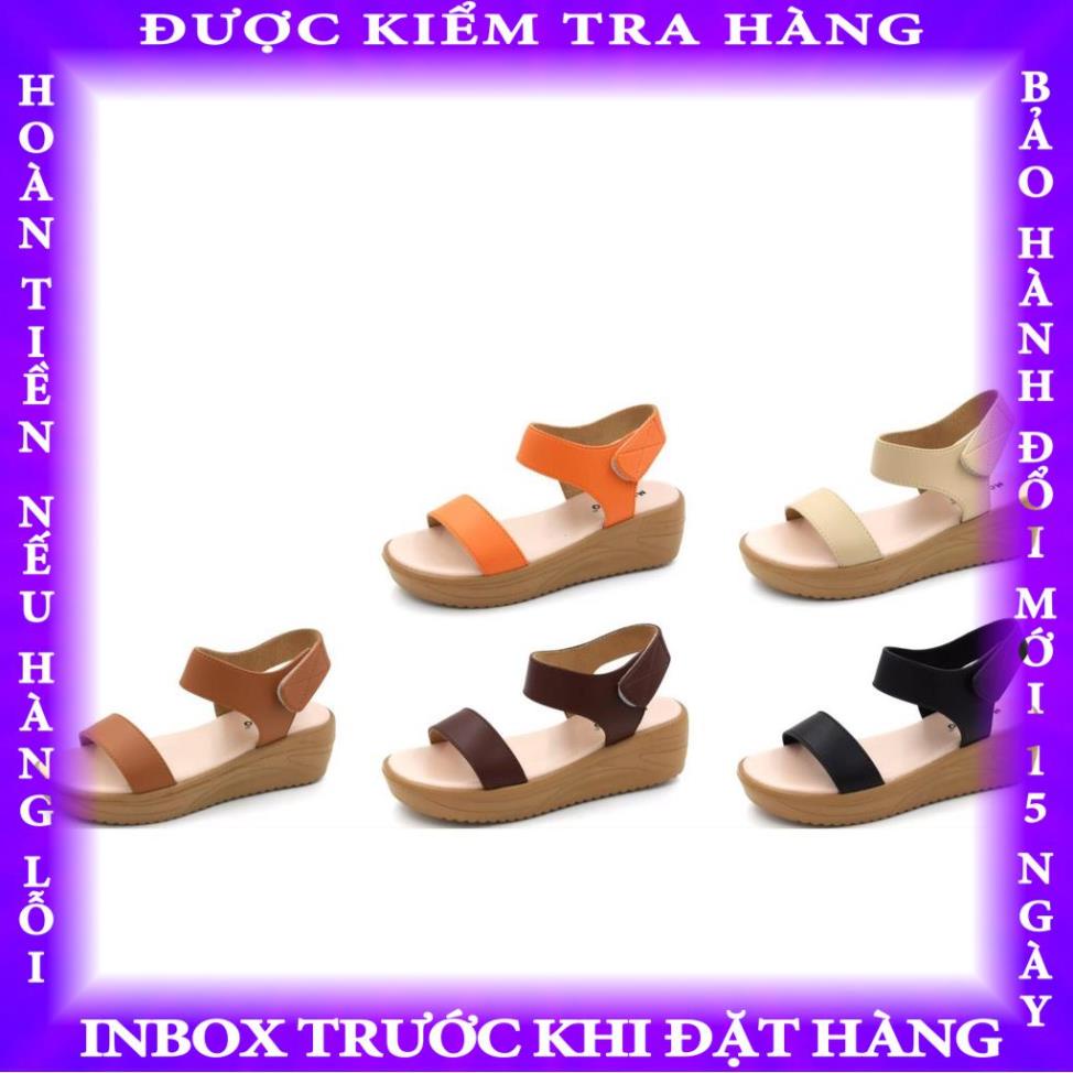 Giày Sandal nữ đế xuồng cao 5p Thái Lan mossono YW570 phamthi