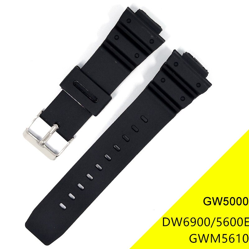 Dây Đeo Cao Su TPU Mềm Cho Đồng Hồ Thể Thao Casio G-SHOCK DW5600 DW5610 5600E 6900 GWM5610