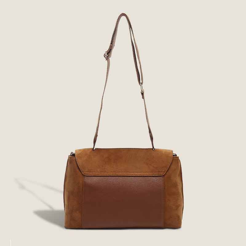 Mischa Túi Đeo Chéo Vai Màu Trơn Cỡ Lớn Thời Trang Thu Đông