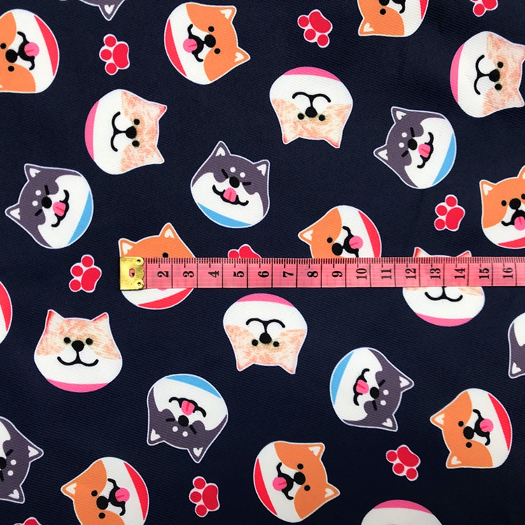 Tấm Vải Polyester Mềm Chống Thấm Nước Họa Tiết Chú Chó Hoạt Hình 91x145cm