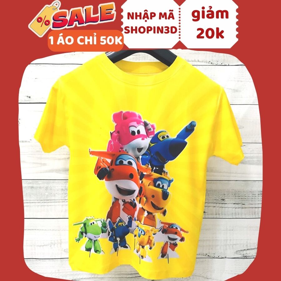Áo thun 3D đội bay siêu đẳng