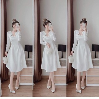 Set đầm voan hai dây kèm áo khoác cực chất