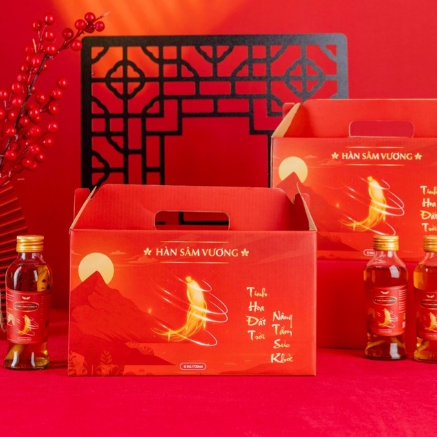 Nước Sâm Nguyên Chất Cao Cấp Bổ Dưỡng Ngự Cung Yến - Quà Tặng Biếu Chai 120ml