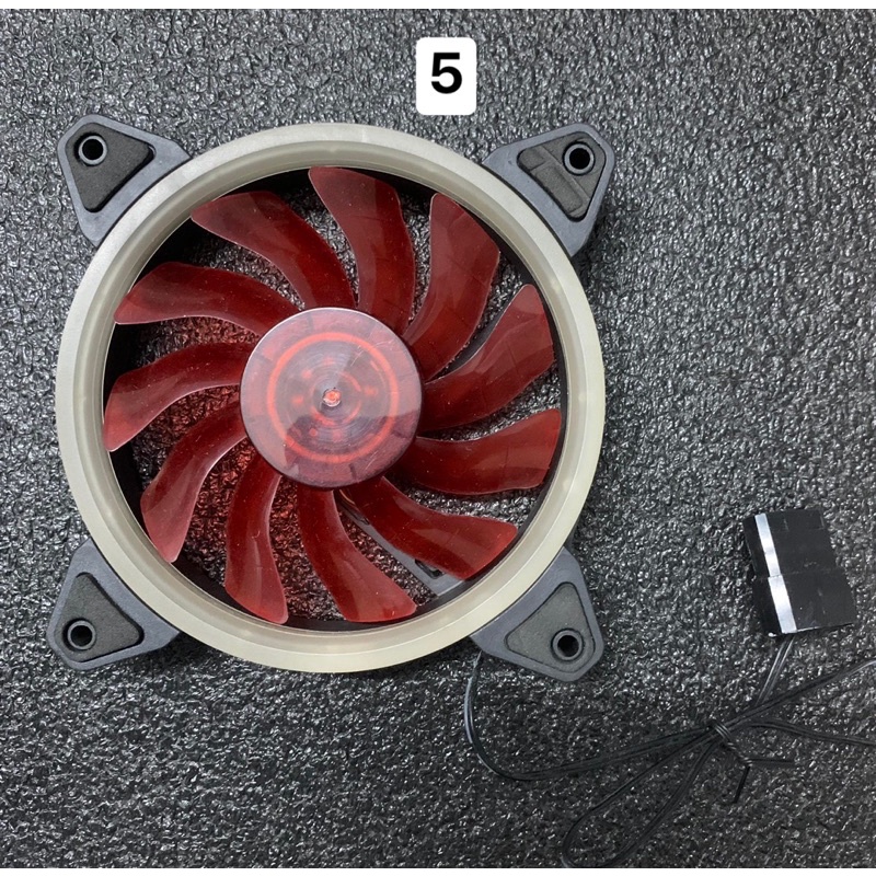 Quạt tản nhiệt có đèn LED 12cm cũ tháo máy