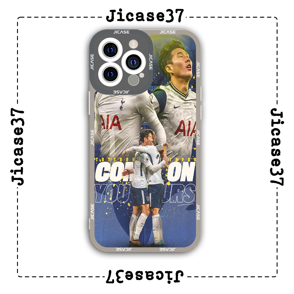 Ốp lưng iphone cạnh vuông Jicase tottenham son heung-min 6plus/6s/6splus/7/7plus/8/8plus/x/xs/11/12/pro/max/plus/promax