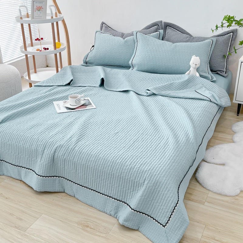 Bộ chăn ga gối Cotton Hàn Quốc ( KOREA ) sẵn các kích thước giường tặng vỏ ôm