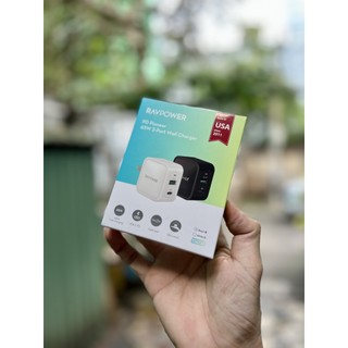 [LaoHac Store] Củ Sạc RavPower-CPCN002 65W (2 cổng)