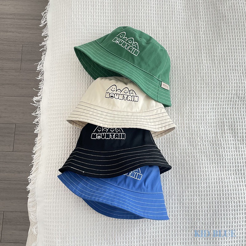 Mũ Tai Bèo Họa Tiết Thêu Phong Cách Unisex Cho Các Bé