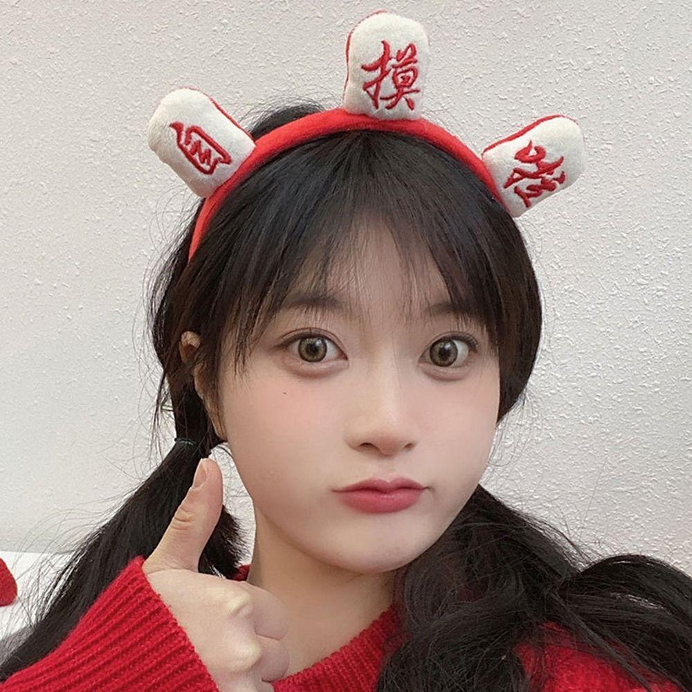 TWINKLE Băng Đô Cài Tóc Rửa Mặt Hình Nhân Vật Trung Hoa Dễ Thương Vui Nhộn Thời Trang Thu Đông Cho Bé Gái