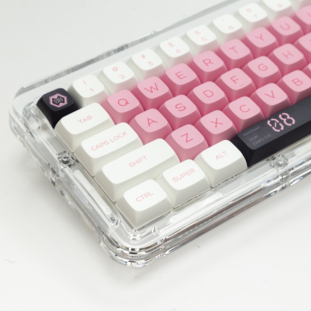 EVANGELION-08 Keycaps XDA Profile EVA 08 PBT Dye Sub Bàn Phím Cơ Keycap