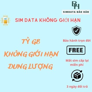 Sim 4g mobifone , tỷ gb không giới hạn dung lượng