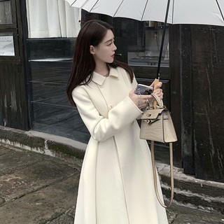 Áo khoác len dáng dài thiết kế mới thời trang mùa đông 2022 dành cho nữ
