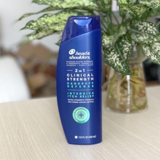 Head shoulder Dầu gội Mỹ Clinical strength 400ml