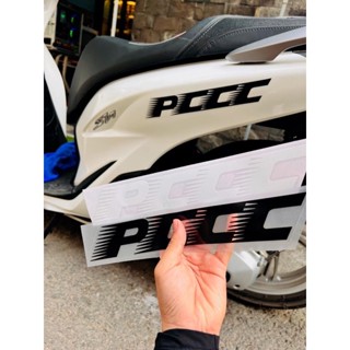 Tem logo sticker PCCC loại decal siêu trong chống thấm nước tốt