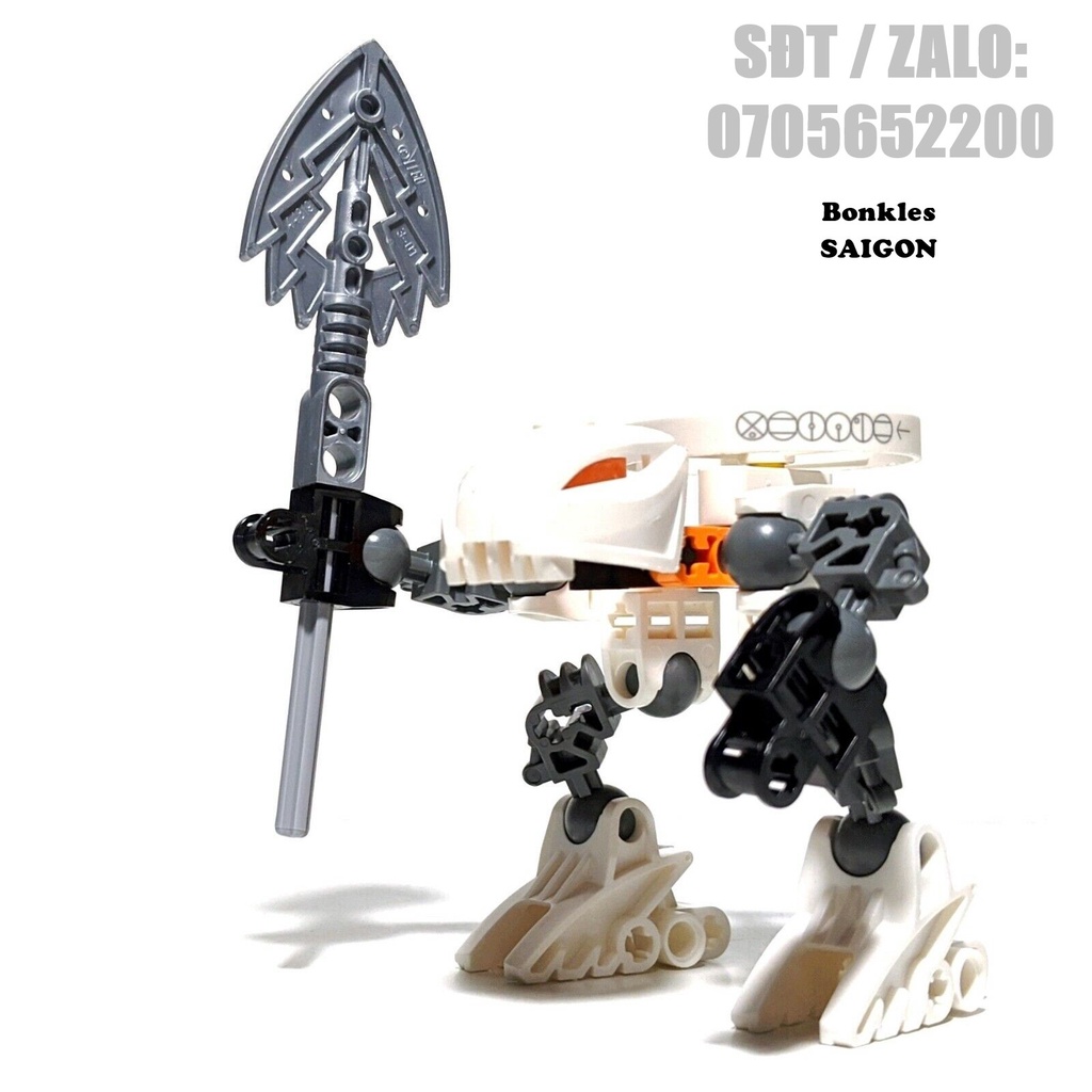 Đồ Chơi Mô Hình Vintage lắp ráp LEGO Bionicle Rahaga 4870 Kualus Chính Hãng Đan Mạch (2005)