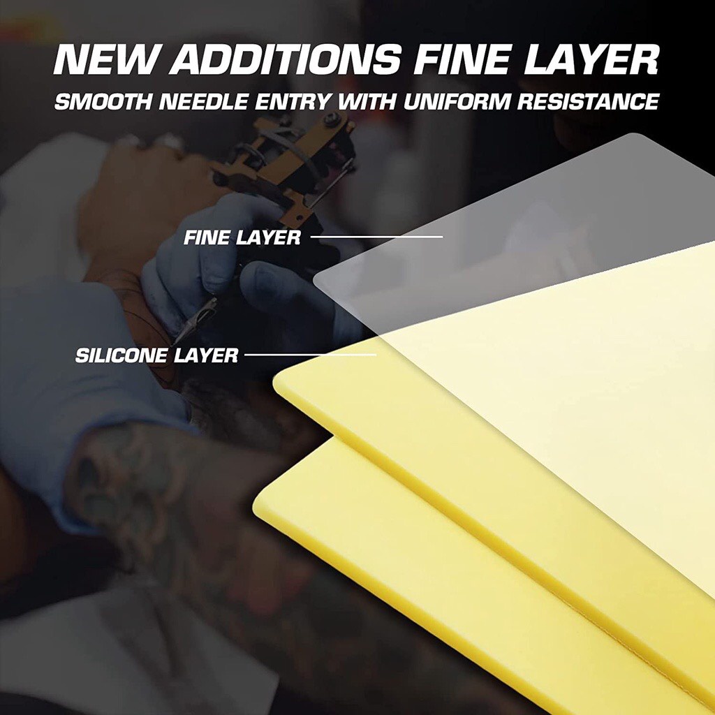 Da Tập Xăm Tattoo, Body, Da Giả Silicon Tập xăm Tattoo Dày 3cm