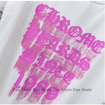 Áo Phông Nam Nữ Premium Cotton in Chữ Chrome Hearts 1989 , Áo Thun 2 Màu Đen Trắng Siêu Hot