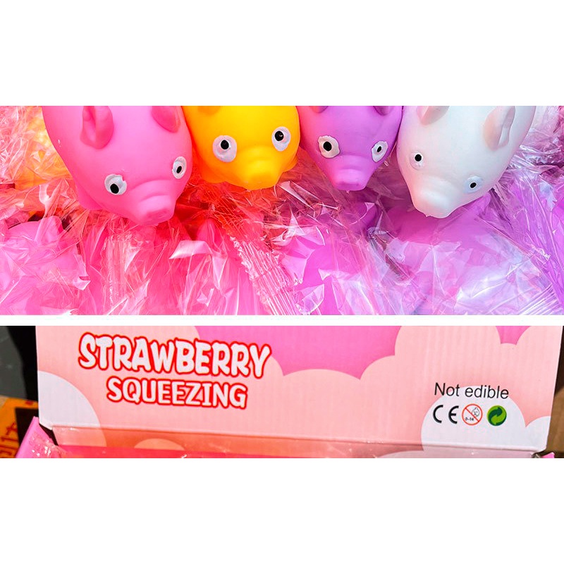 Heo Bóp Mềm ⚡ HOT TREND ⚡ Squishy Mochi Lợn Hồng Cute, Đồ Chơi Xả Stress Dễ Thương Xua Tan Căng Thẳng