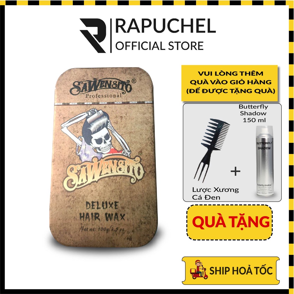Sáp vuốt tóc nam Sawensito Clay siêu thơm giữ nếp Rapuchel Store SC1