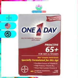  Vitamin cho cao tuổi 65+ One A Day Proactive 65+ Men & Women Multivitamin 150 Viên 