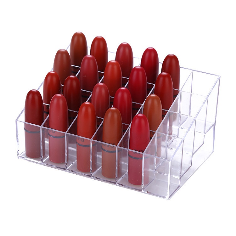 Khay Đựng Son Đựng Mỹ Phẩm Trong Suốt 24 ô  MILLANA SHOP HA201