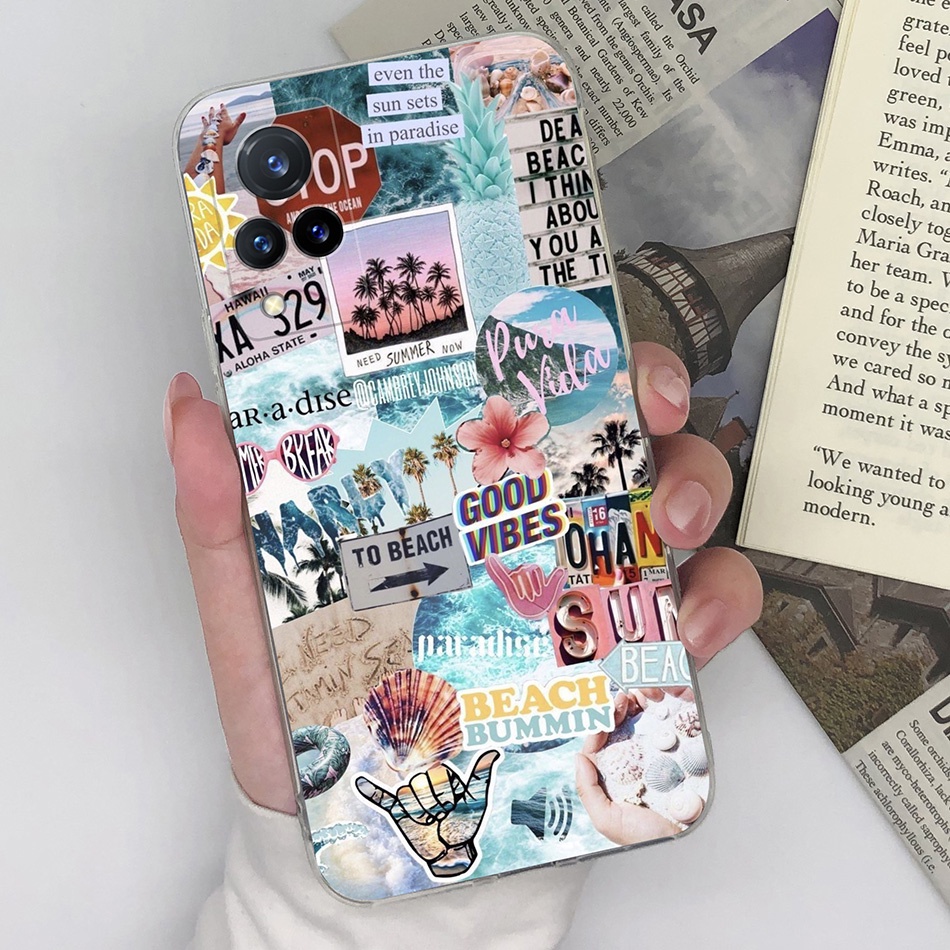 Ốp Điện Thoại Silicon Mềm Trong Suốt Cho Vivo V21 V21 Vivo V2050 VivoV21 4G 5G VivoV 21