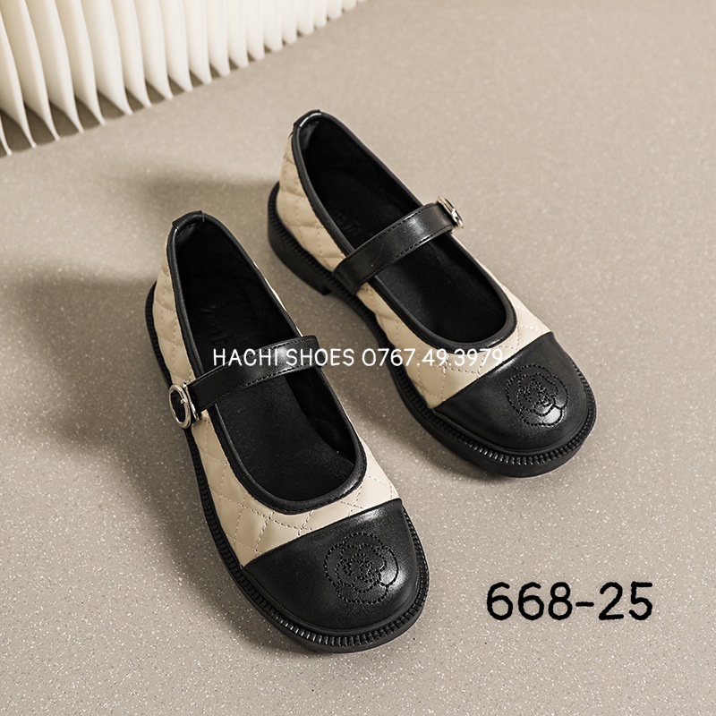 Giày bệt nữ Marry Jane hàng xịn fulbox 688-25 - HACHI SHOES