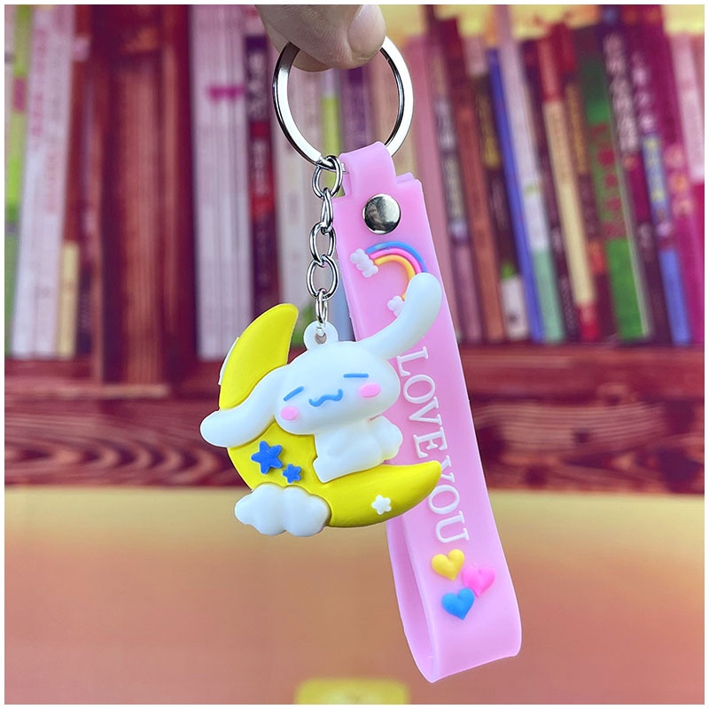 Móc khóa YADOU gắn cặp đi học thiết kế nhân vật hoạt hình đáng yêu dành cho làm quà tặng trẻ em