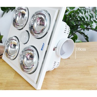 [HANS | H4B] Đèn sưởi 4 bóng âm trần H4B