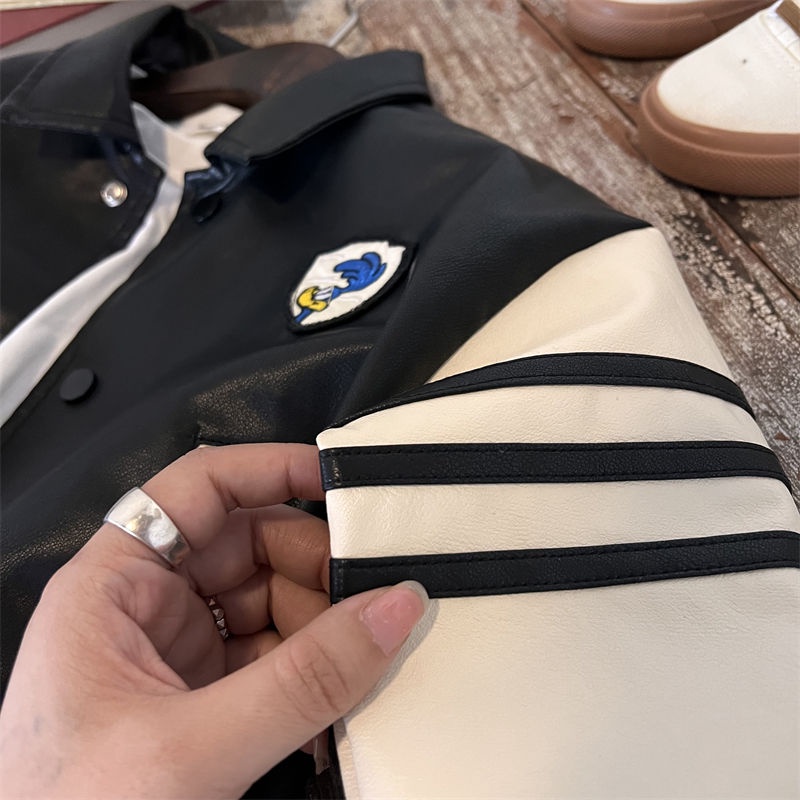 Áo Khoác Da Dày Dặn Phong Cách Đường Phố Thời Trang Thu Đông 2022 Cho Bé Trai