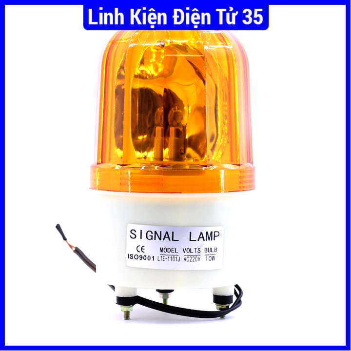 Sản phẩm đèn quay cảnh báo 24VDC LTE- 1101L chất lượng cao, giá rẻ