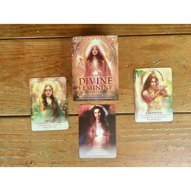 Bộ bài The Divine Feminine Oracle: A 53-Card Deck & Guide for Embodying Love Cards – May 22, 20
