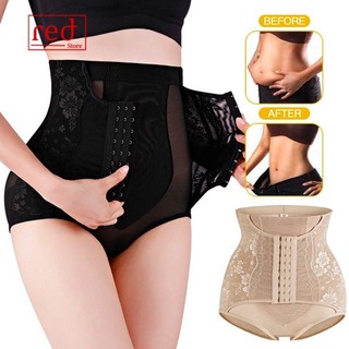 Quần Gen Nịt Bụng Siết Eo Red Store mặc váy cài trước giảm mỡ eo thon Cạp Cao Chống Cuộn Điều Chỉnh Rộng Chật QG08