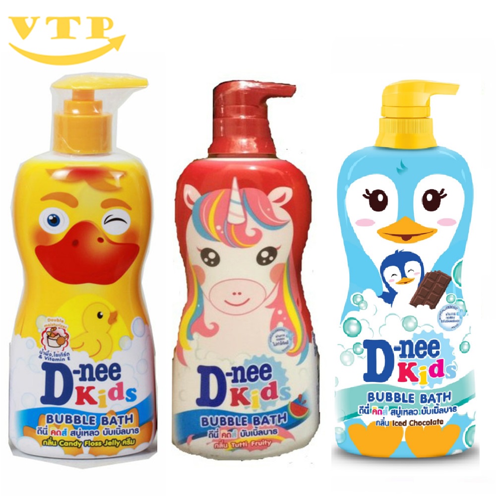 Combo 2 Chai Sữa Tắm Gội Dnee-Kid Hình Thú 400ml