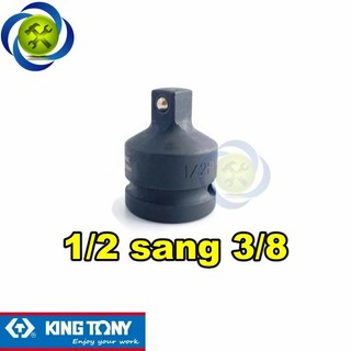 Đầu chuyển đen 1/2 sang 3/8 kingtony 4863