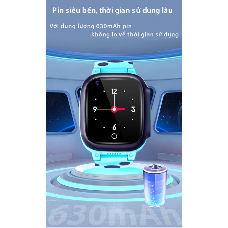 Đồng hồ thông minh Y96 Định Vị LBS+Wifi, Gọi Video, Kết nối mạng 4G kiểu dáng SR7
