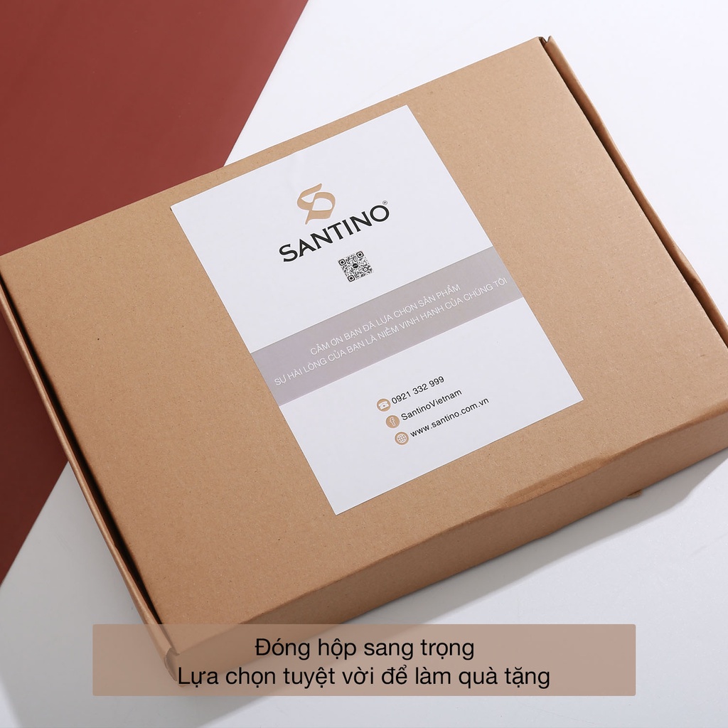 Quần Lót Tam Giác Nam Brief Hộp 3 Quần, Co Giãn Thoải Mái Kháng Khuẩn Santino S934