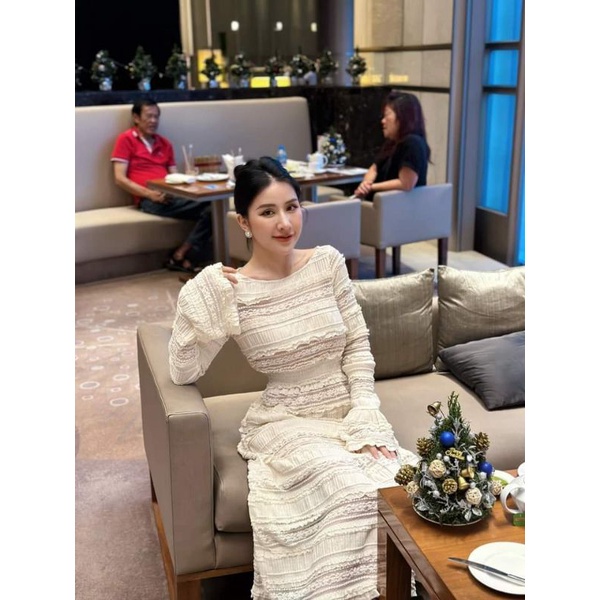 💥💥Váy xòe ren dáng dài sang chảnh new💯💯