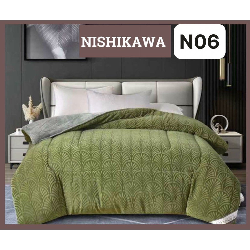 CHĂN LÔNG CỪU 3 LỚP NISHIKAWA NHẬT BẢN 2mx2m3
