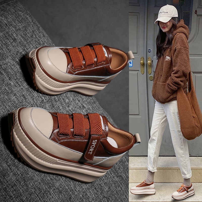 Giày Sneaker Đế Xuồng Thanh Lịch Cho Nữ