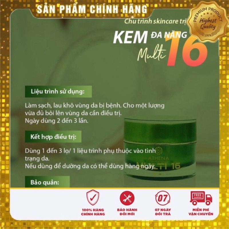 Kem rạn da Multi16 xóa sạch rạn da sau sinh và rạn da do tăng cân hiệu quả (Hũ 30 gram)