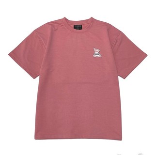 Áo thun form rộng What Are We - Damiese cotton 100% màu Hồng Pastel